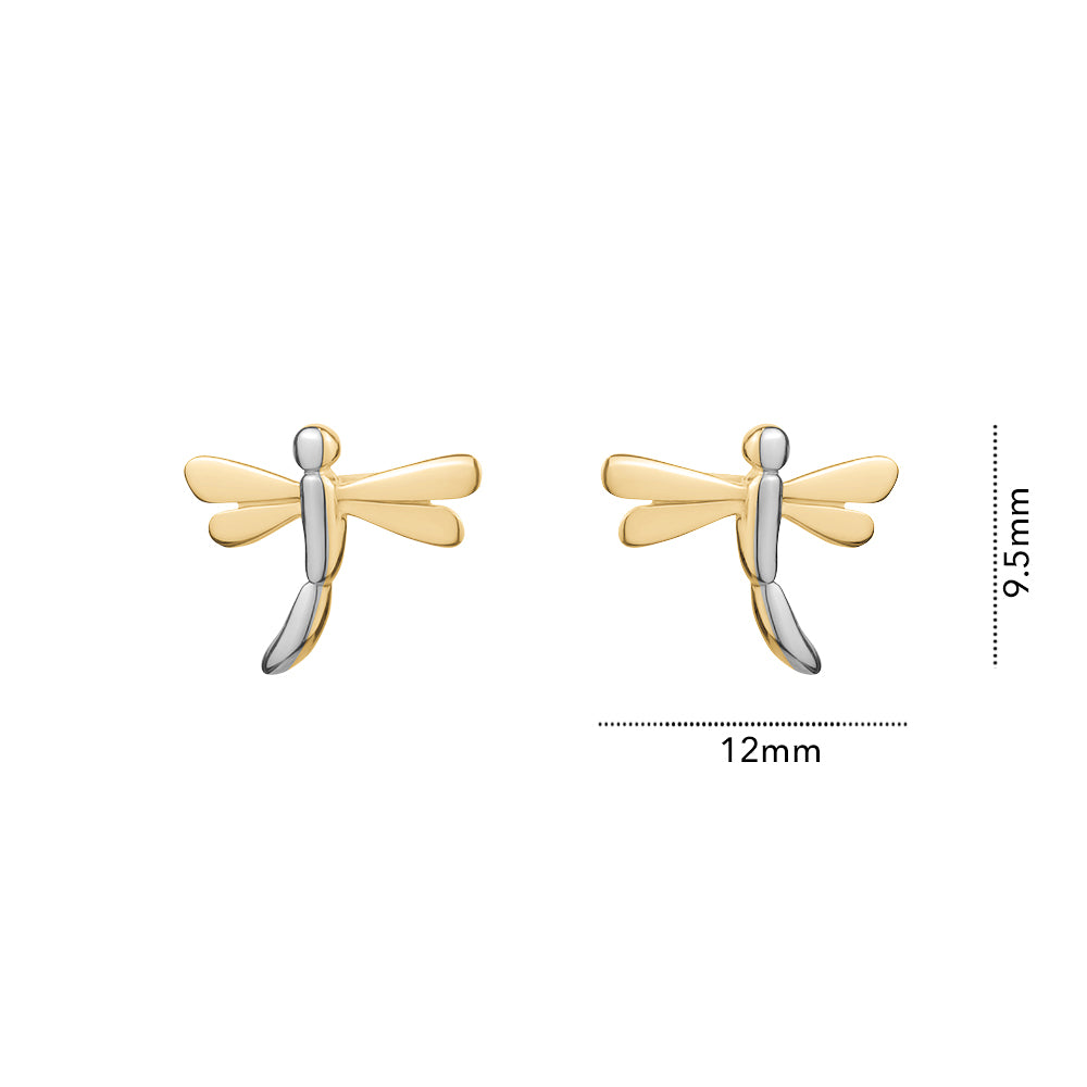 10KTT DRAGON FLY STUDS