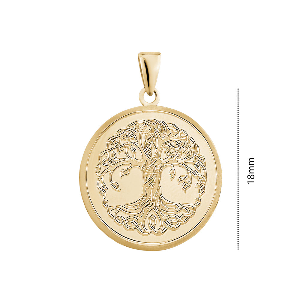 NEW!! 10KY ROUND DISC WITH TREE OF LIFE