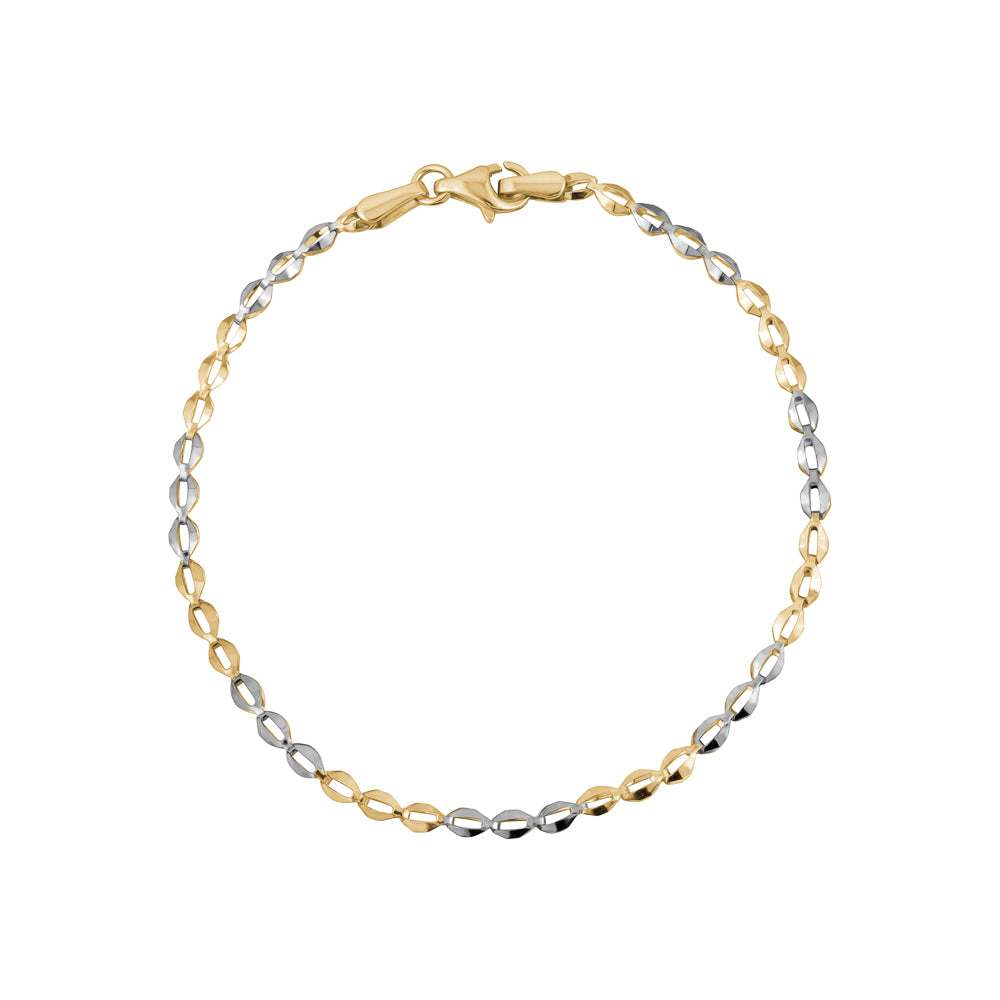 10K TT THIN BRACELET