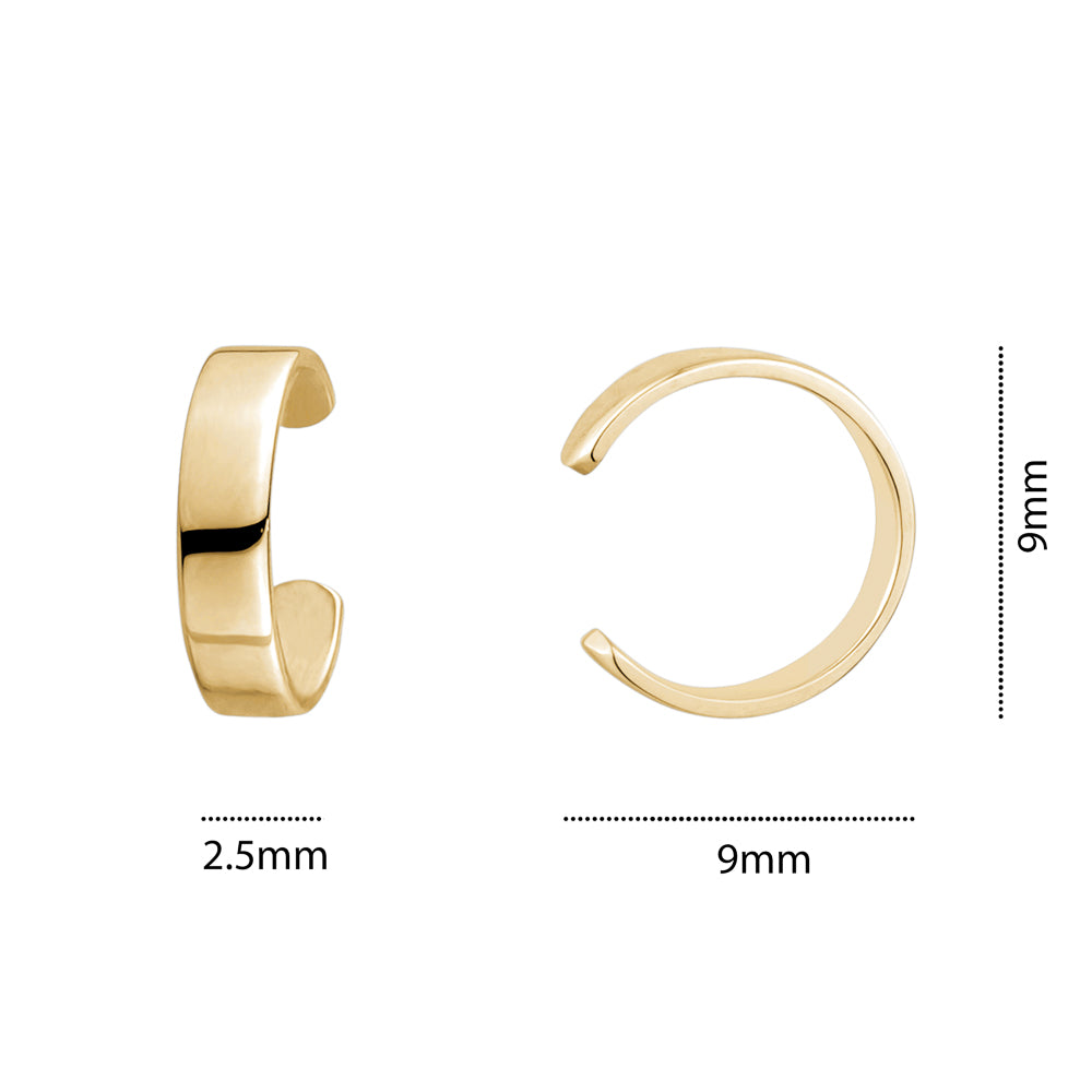 10KY PLAIN EAR CUFF