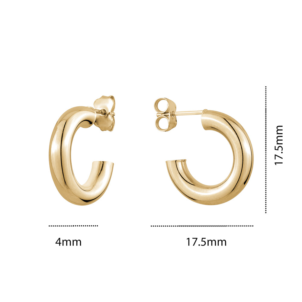 10KY HOOP STUD ZA-6074