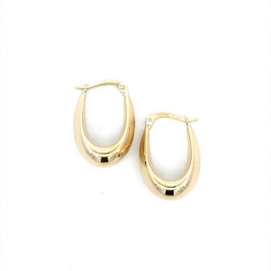10KY PUFFY OVAL HOOPS ZA-6123