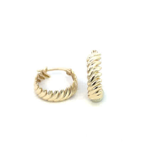 10KY SCALOPPED HOOPS