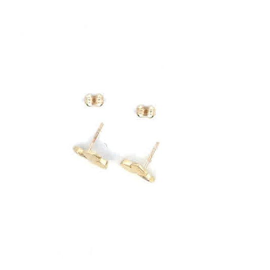 10KTT PEBBLE STUDS