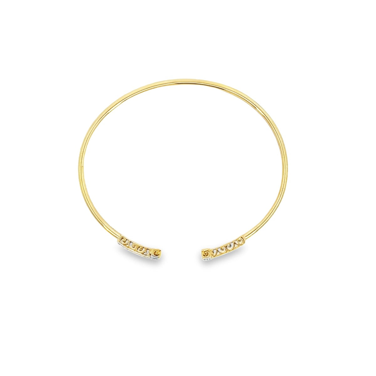 10KTT CZ BANGLE ZGLB-5917