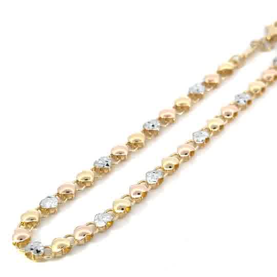 10KTR HEART BRACELET ZGLB-5929