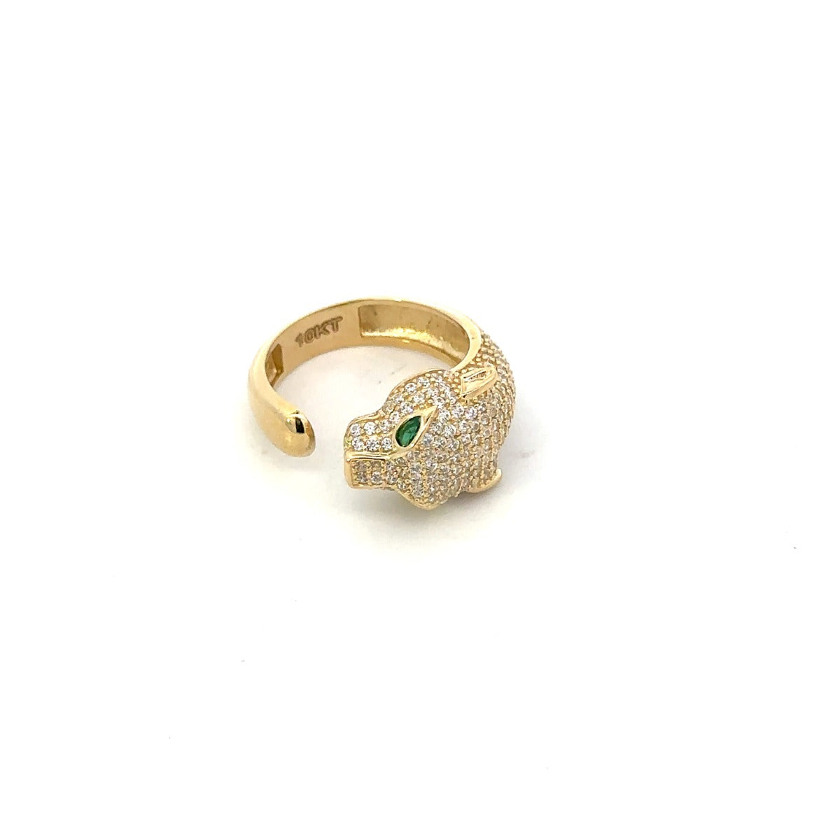 10KY CZ TIGER RING ZJFR-0043