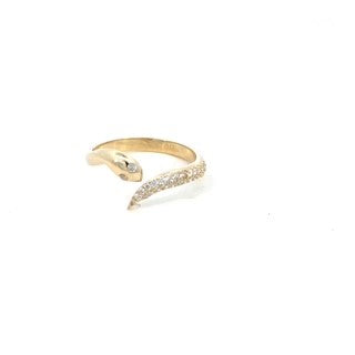 10Y CZ SNAKE RING ZJFR-080
