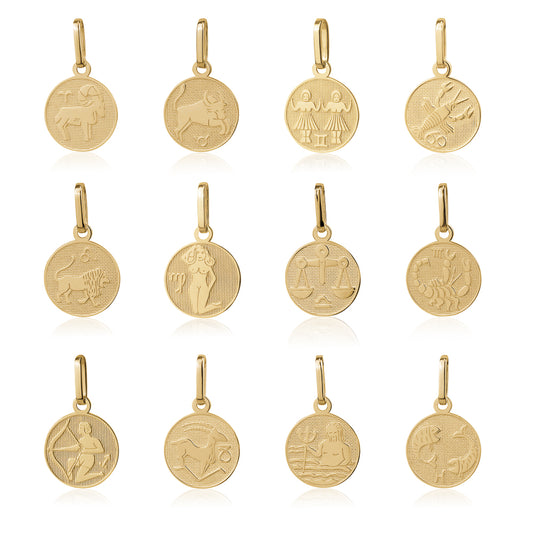 10K SMALL ZODIAC CHARM TAURUS
