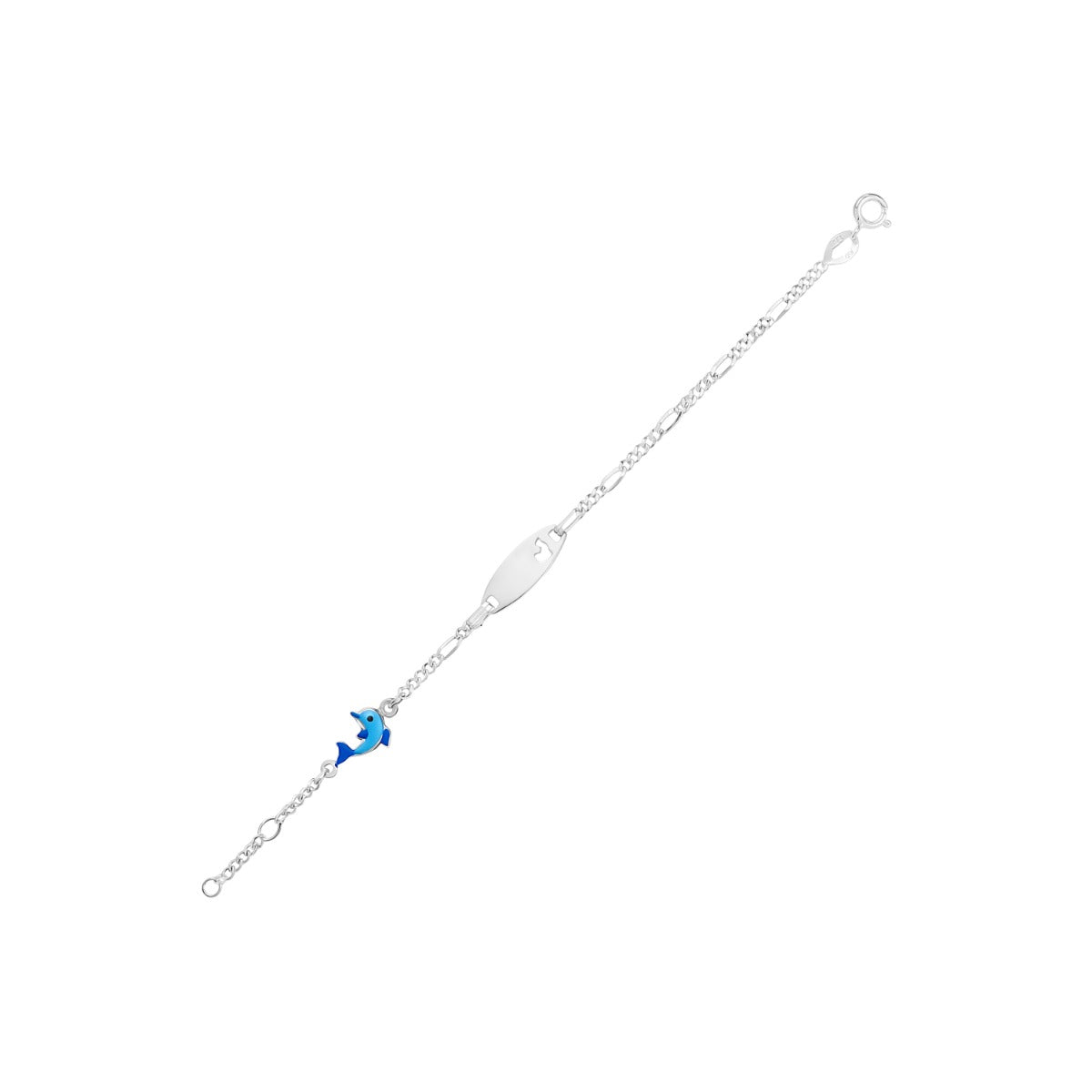 SILVER ID BRACELET ZS-1672