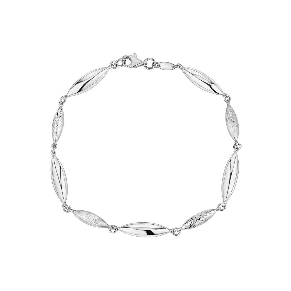 Sterling Silver Fancy Ladies Bracelet