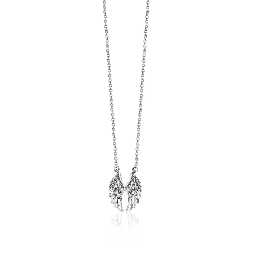 Sterling Silver Necklace with Wings