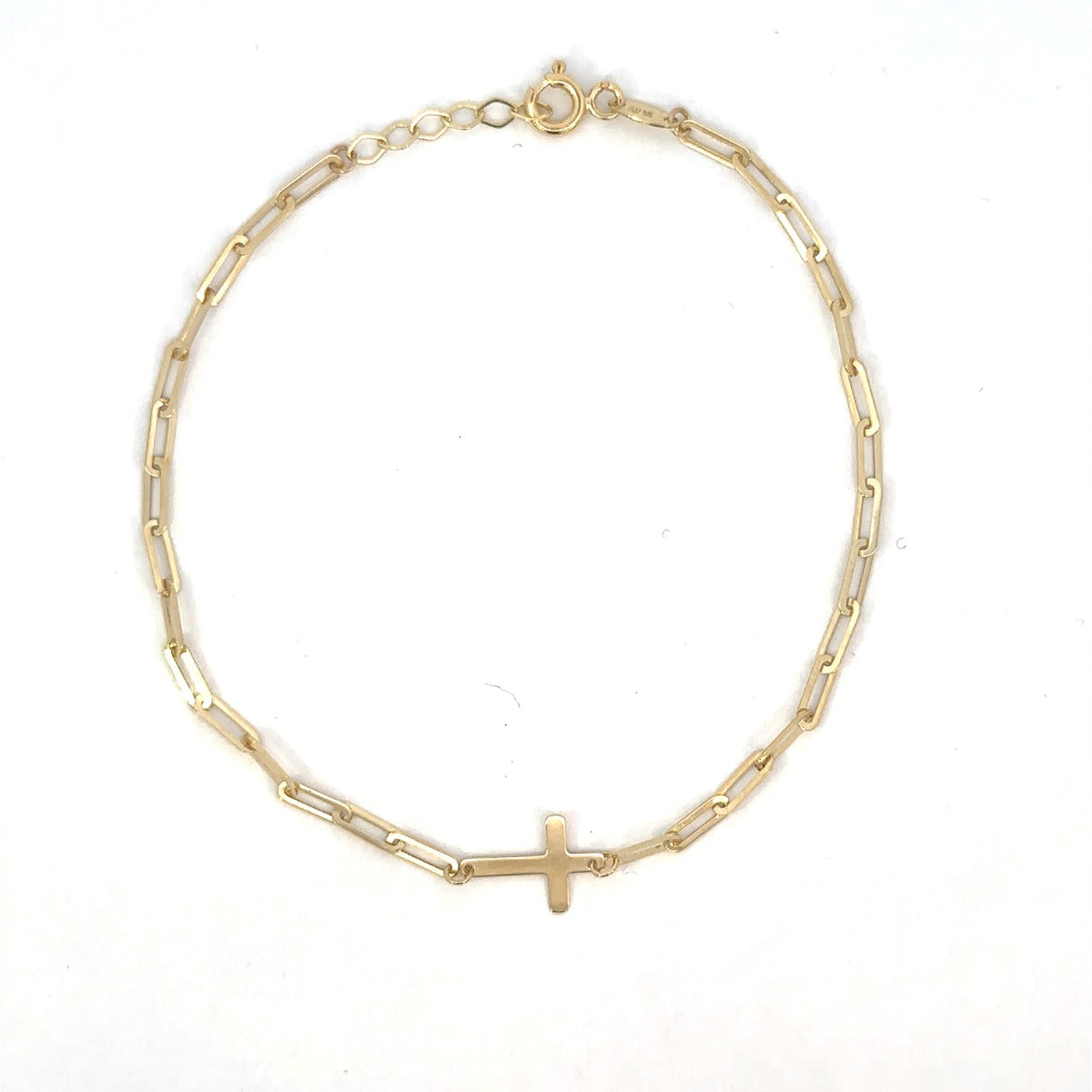 10KY BRACELET WITH CROSS ZVB-007