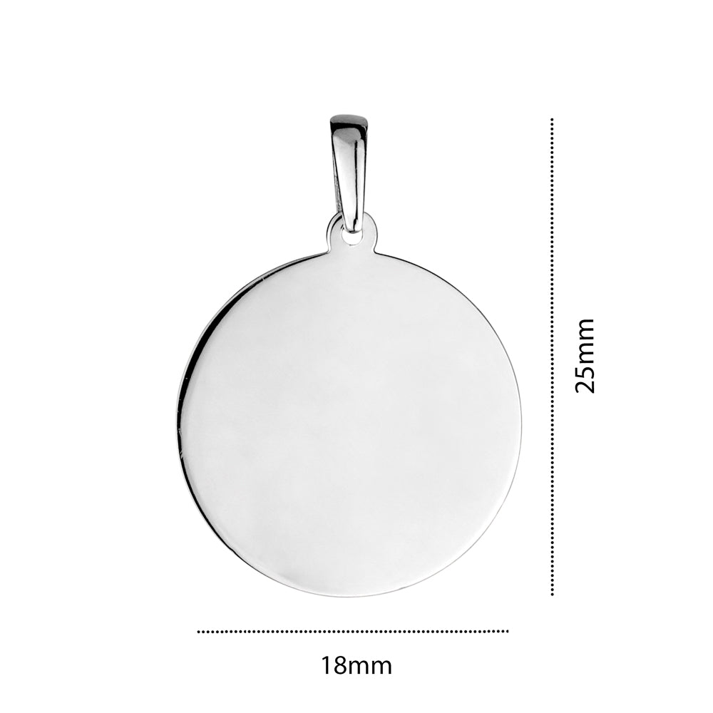 10KW ROUND DISC CHARM 18MM