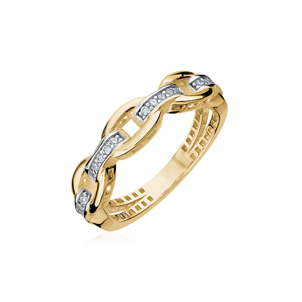 10KTT CZ LINK RING ZVR-027