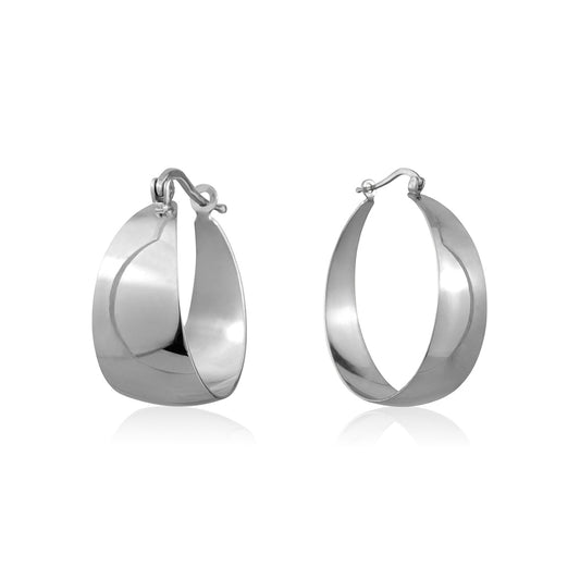 STERLING SILVER PIRATE HOOPS SMALL