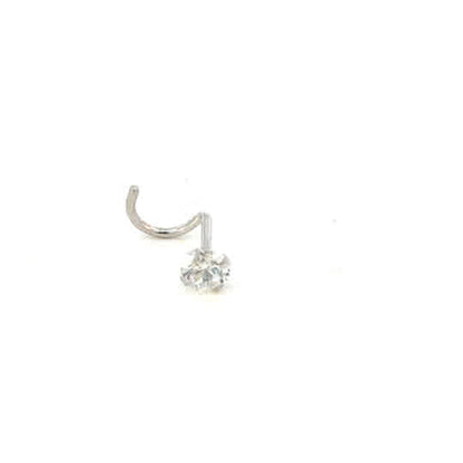 14KW CZ NOSE STUD