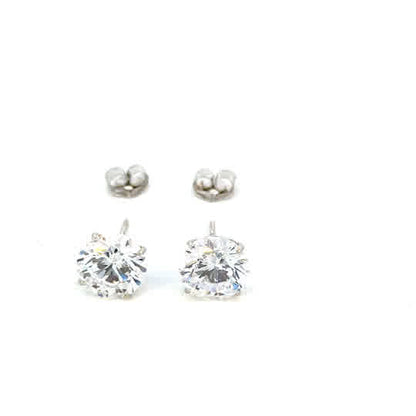 14KW SUPER LIGHT CZ STUDS ROUND