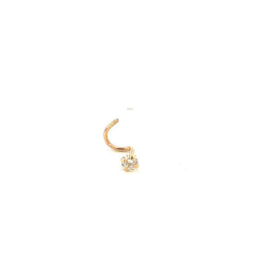 14KY DIAMOND NOSE STUD