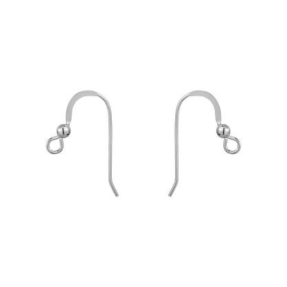 SILVER FLAT SHEPHERD HOOK