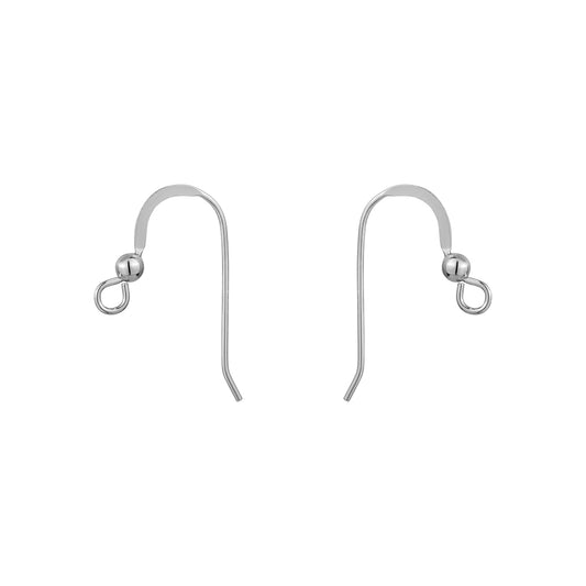 SILVER FLAT SHEPHERD HOOK