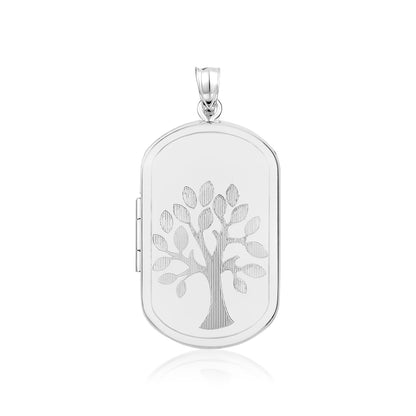 STERLING SILVER LOCKET 366SSRH