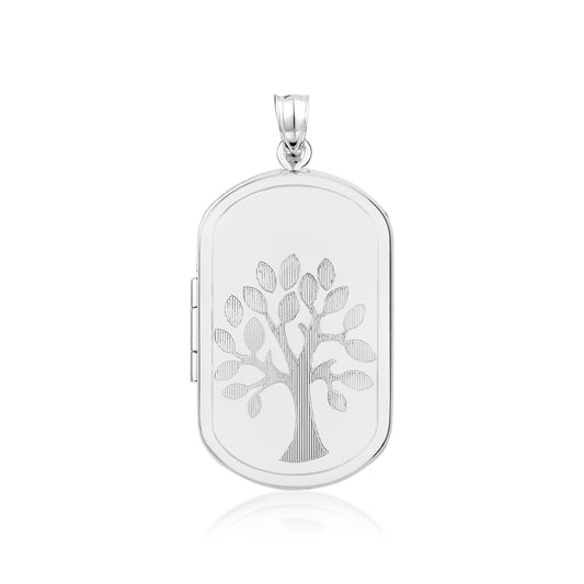 STERLING SILVER LOCKET 366SSRH