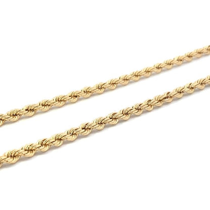 10KY 4MM HOLLOW ROPE CHAIN