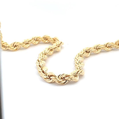 10KY 6MM HOLLOW ROPE CHAIN
