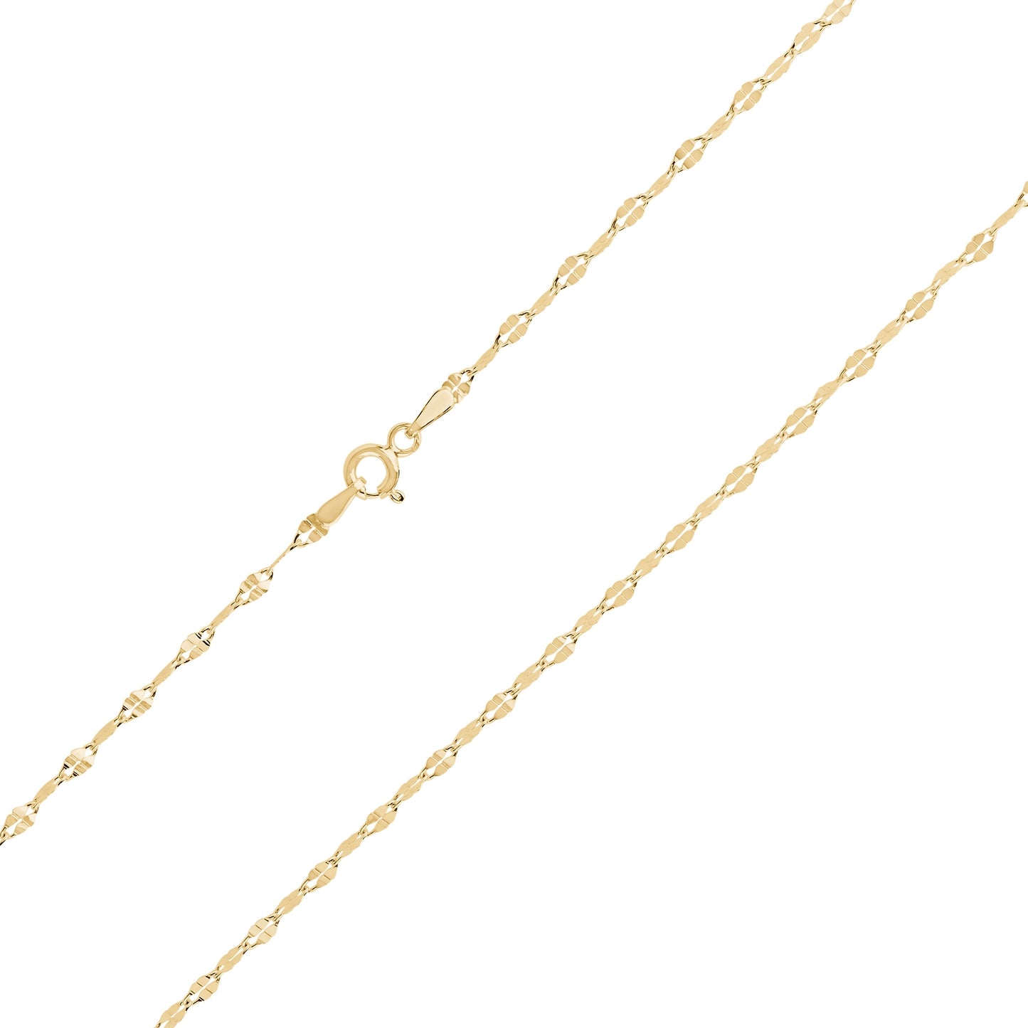 SILVER GOLD PLATED CHAIN