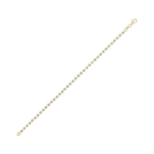 SILVER GOLD PLATED 2 TONE CHAIN