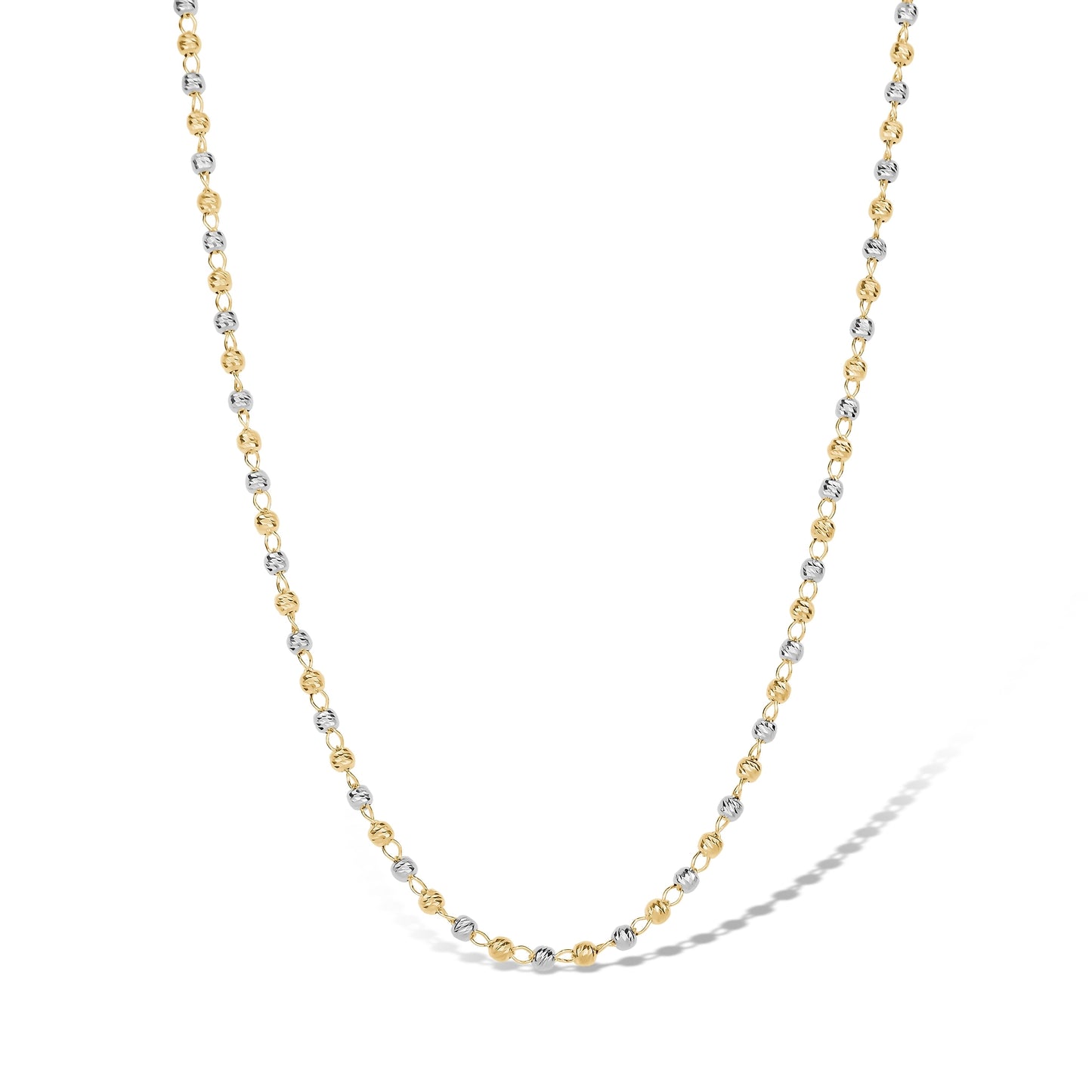 SILVER GOLD PLATED 2 TONE CHAIN