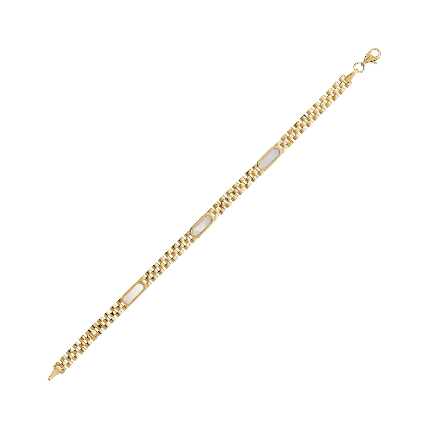 10KY JUBILEE BRACELET WITH MOP