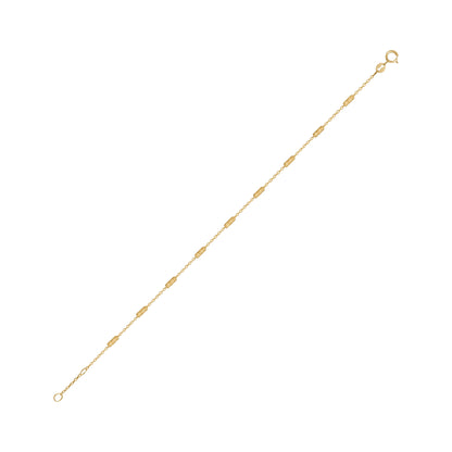10KY DC BARREL NECKLACE AND BRACELET