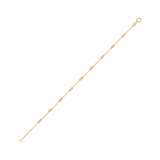 10KY DC BARREL NECKLACE AND BRACELET