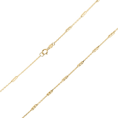 10KY DC BARREL NECKLACE AND BRACELET