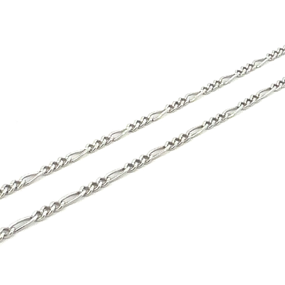 STERLING SILVER FIGARO CHAIN 2MM