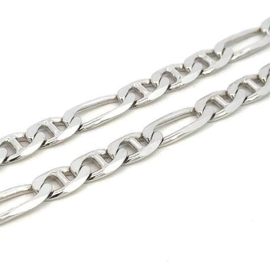 SILVER FIGARUCCI CHAIN 7.8MM