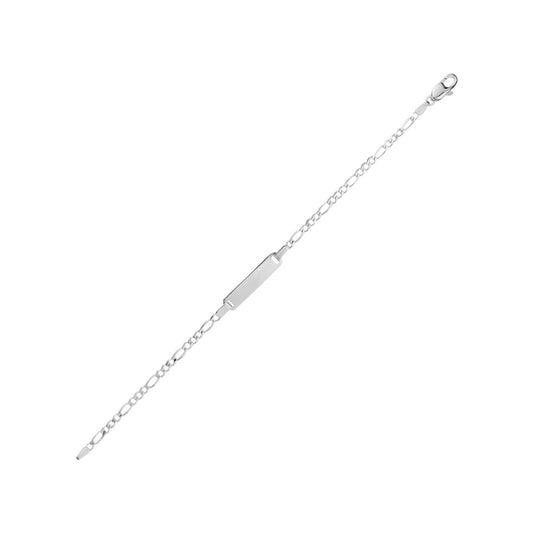 SILVER ID BRACELET B119