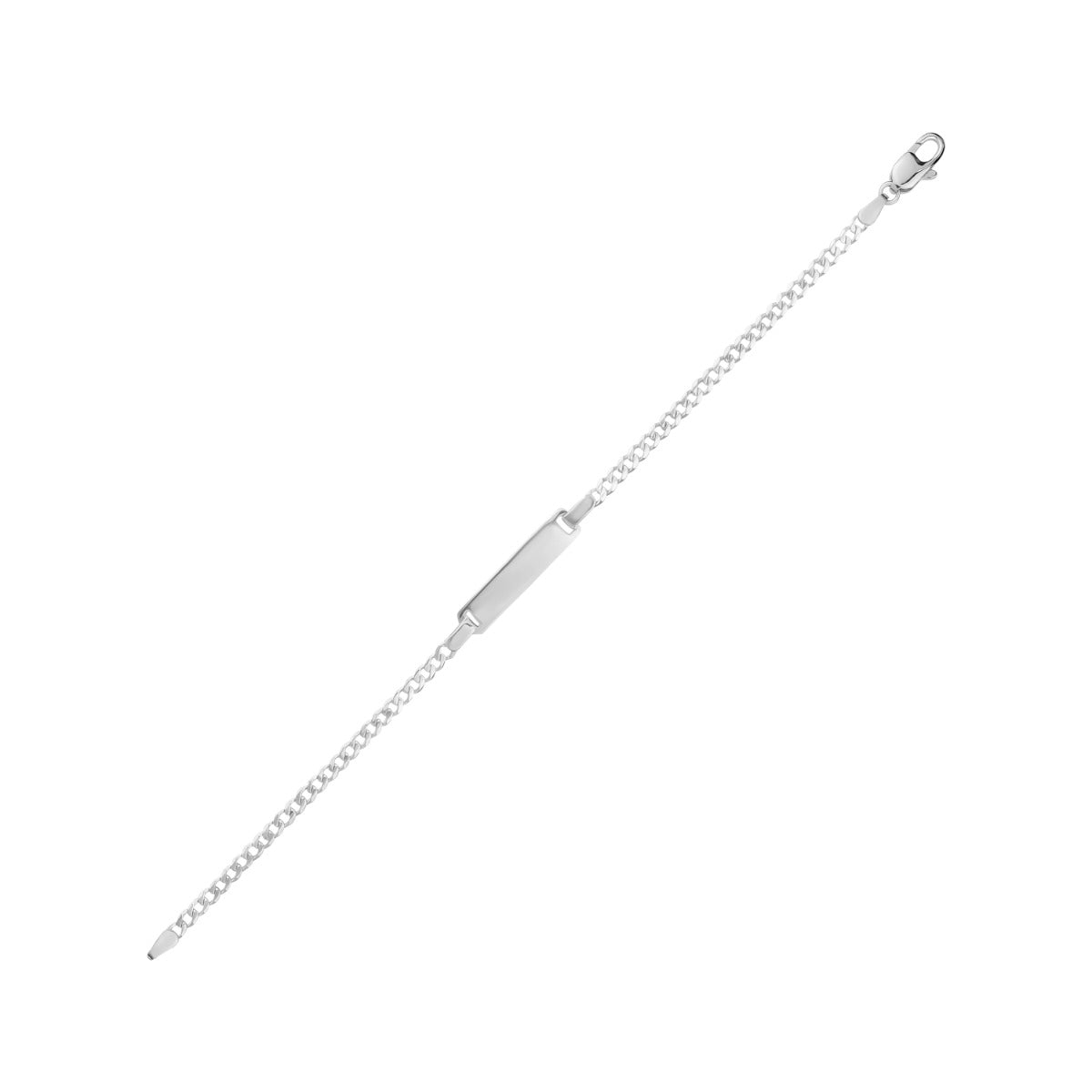 SILVER ID BRACELET B120