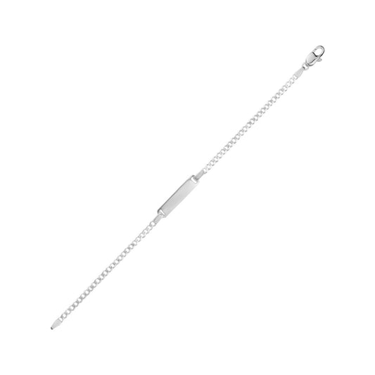 SILVER ID BRACELET B120