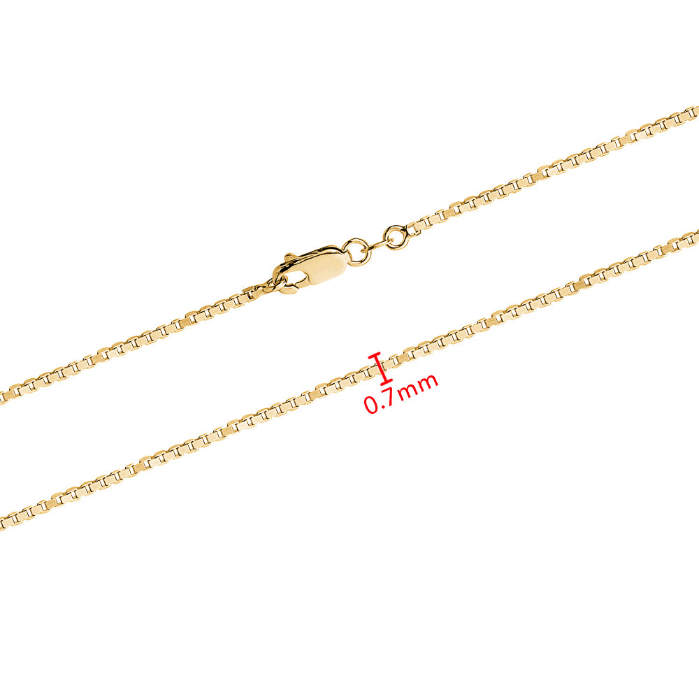 10KY BOX CHAIN 0.7MM