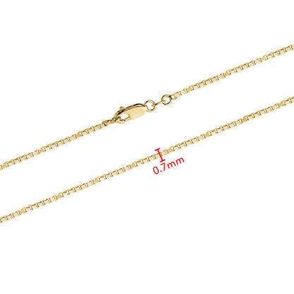 10KY BOX CHAIN 0.7MM