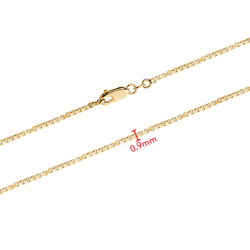 10KY BOX CHAIN 0.9MM
