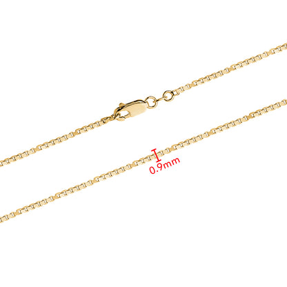 10KY BOX CHAIN 0.9MM