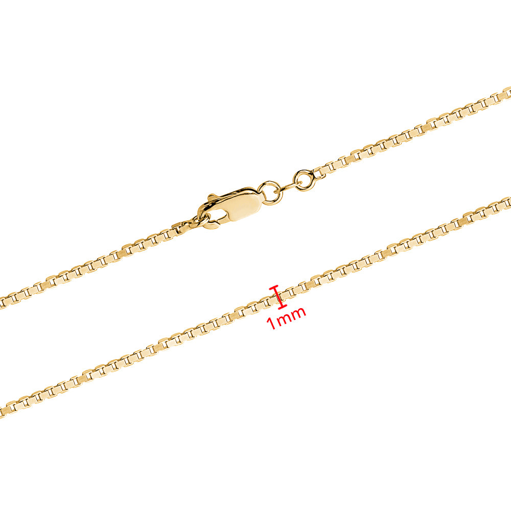 10KY BOX CHAIN 1.0MM