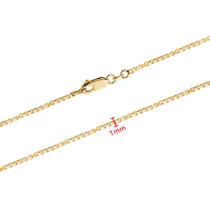 10KY BOX CHAIN 1.0MM