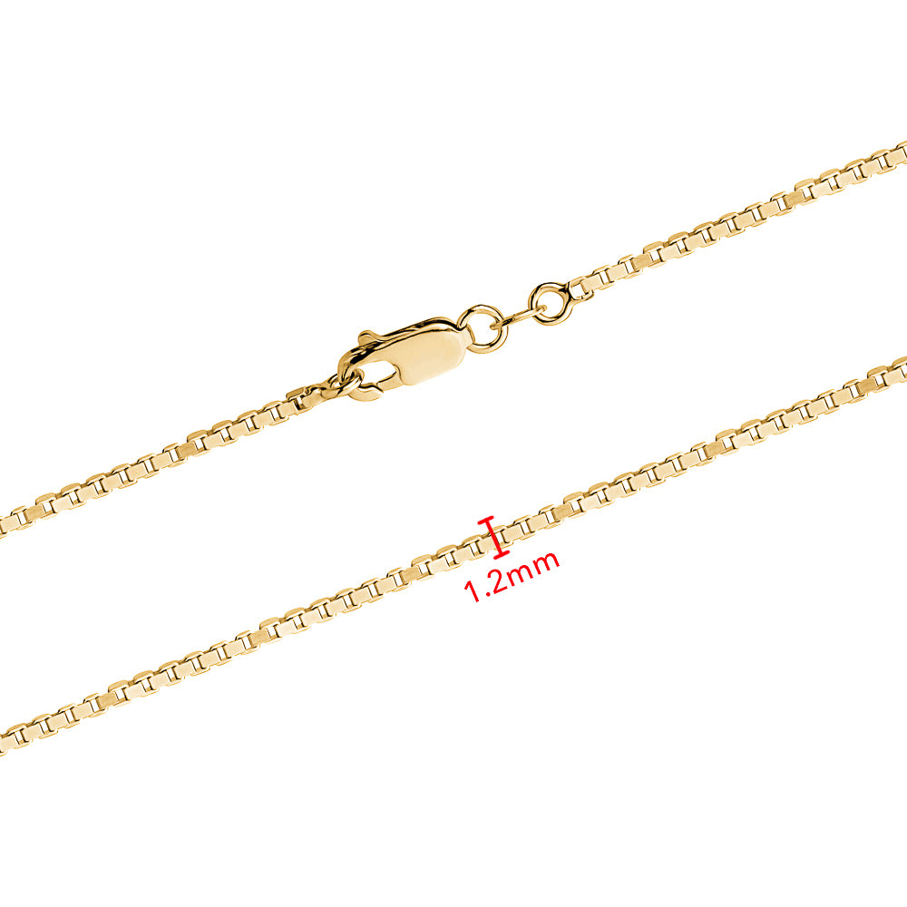 10KY BOX CHAIN 1.2MM