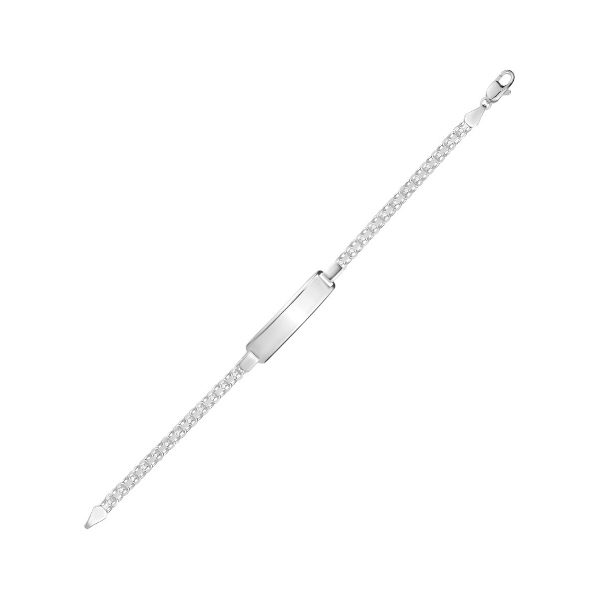SILVER ID BRACELET BRT71