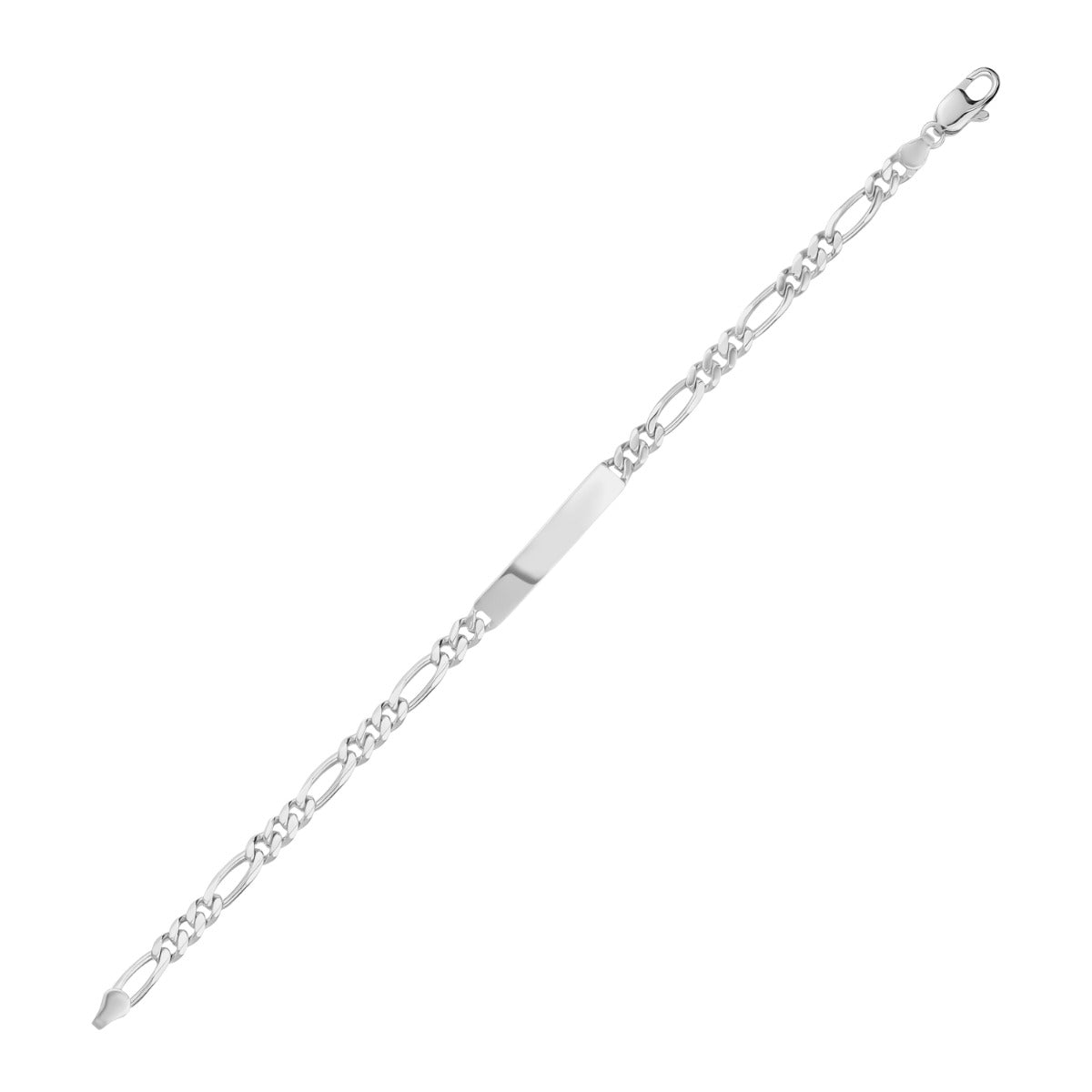 SILVER MENS ID BRACELET BTBM03